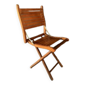 Small old folding wooden chair, 1940