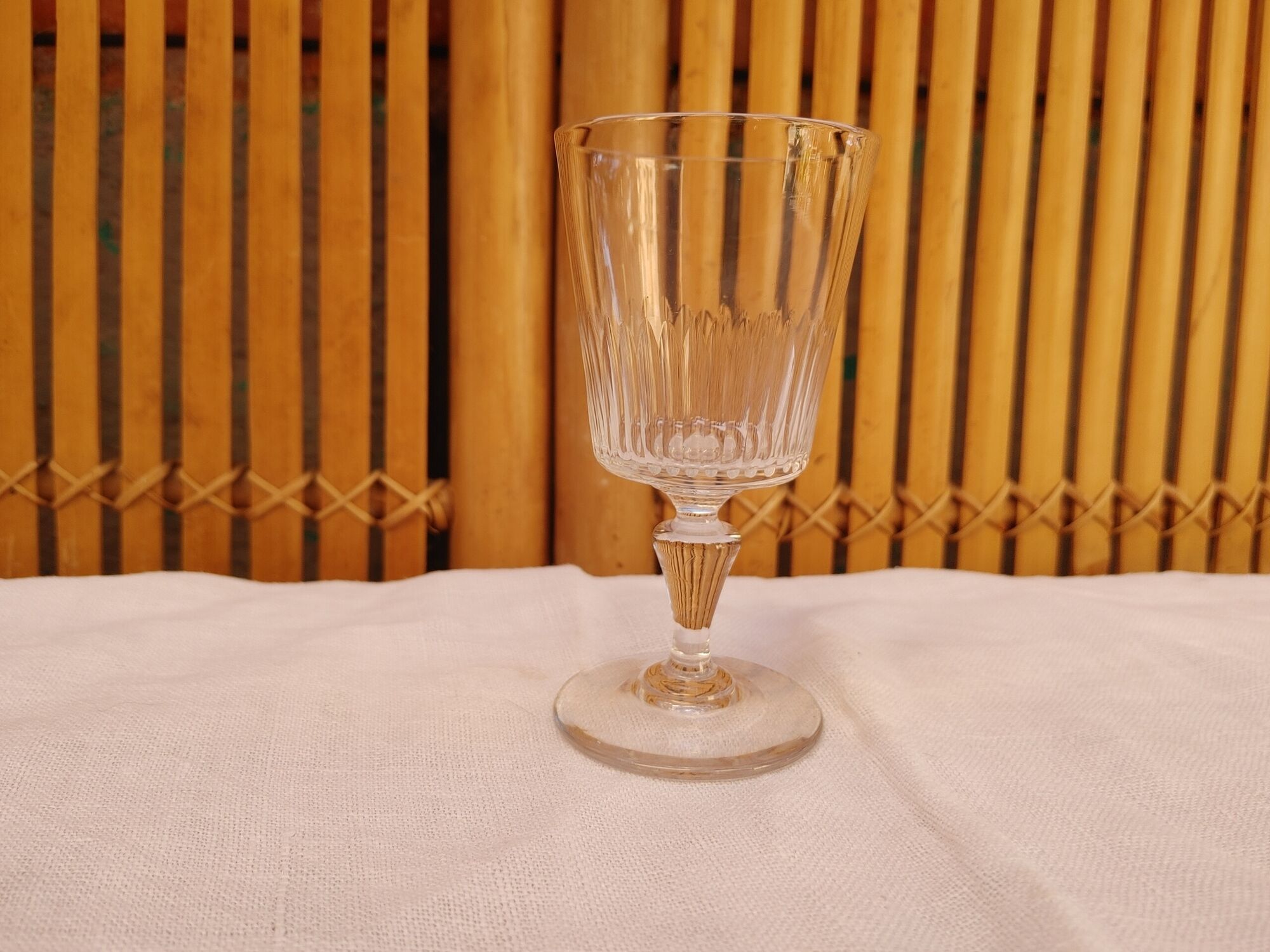 Baccarat - 6 old cut crystal port glasses