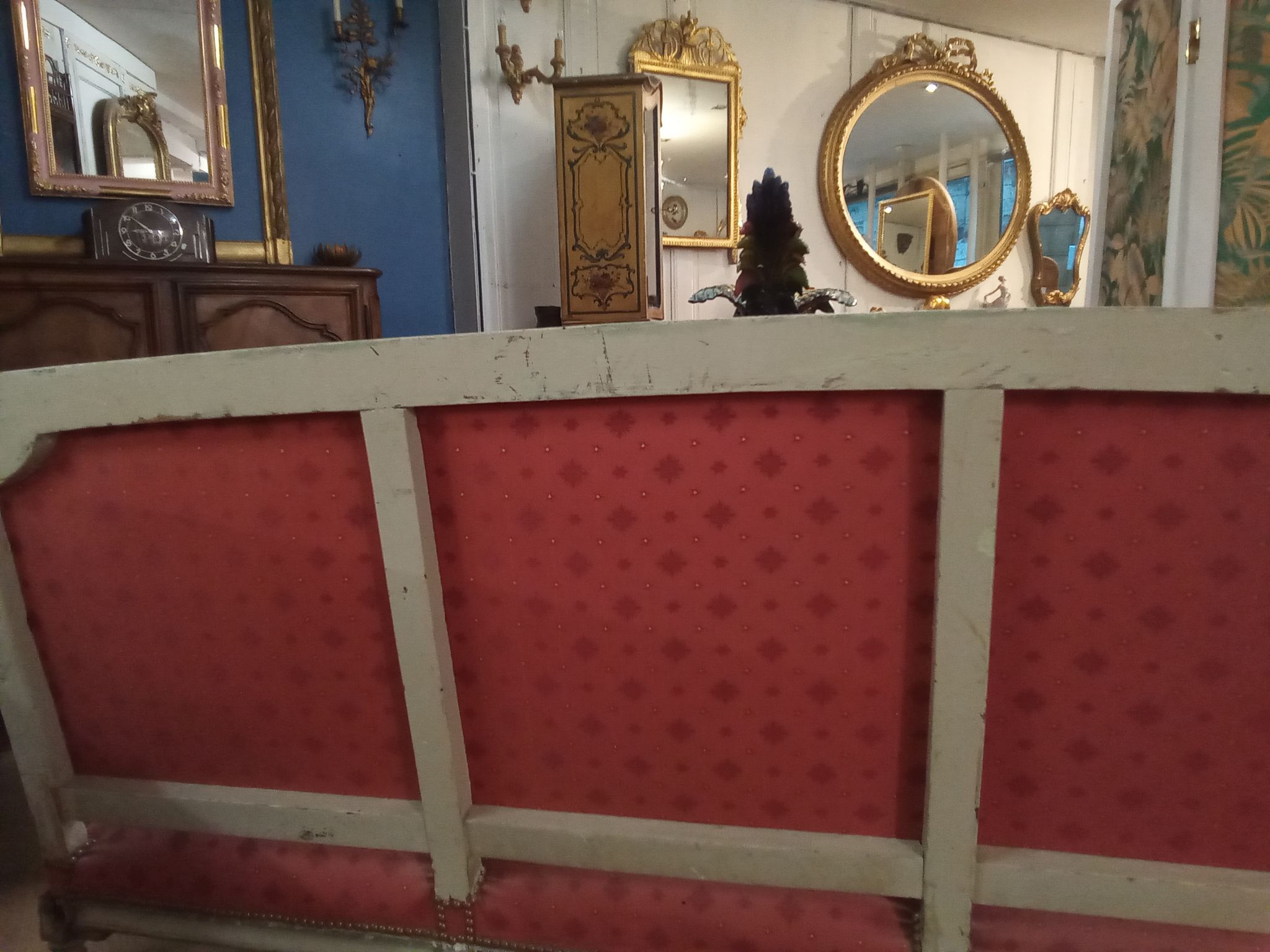 Canapé banquette d'époque Louis XVI