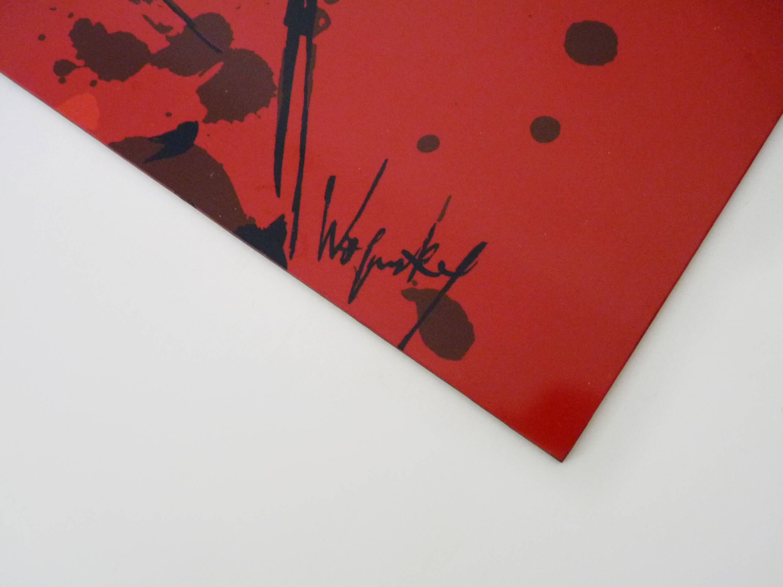 Robert wogensky (1919-2019) - on the fly. limited edition pressed painting