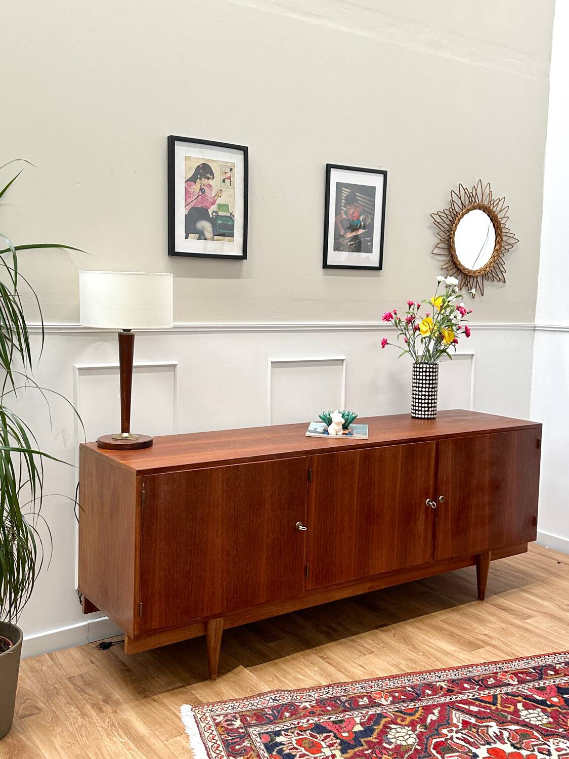 Vintage Scandinavian style sideboard
