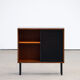 Meuble à vinyl bibliothèque scandinave en teck 1960