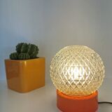 Lampe boule à poser vintage