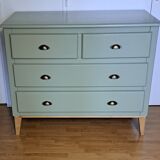 Commode scandinave vert forêt