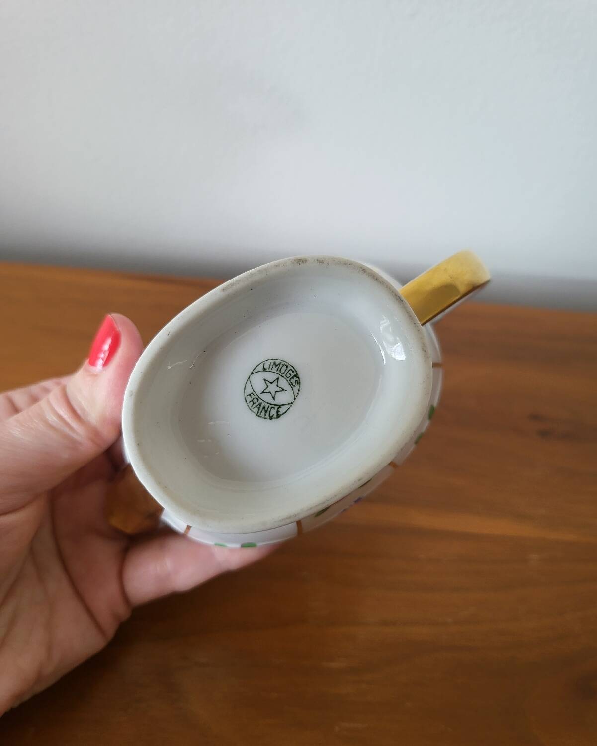 Creamer in Limoges porcelain
