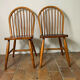 Paire de chaises anglaises en pin
