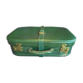 Leather suitcase