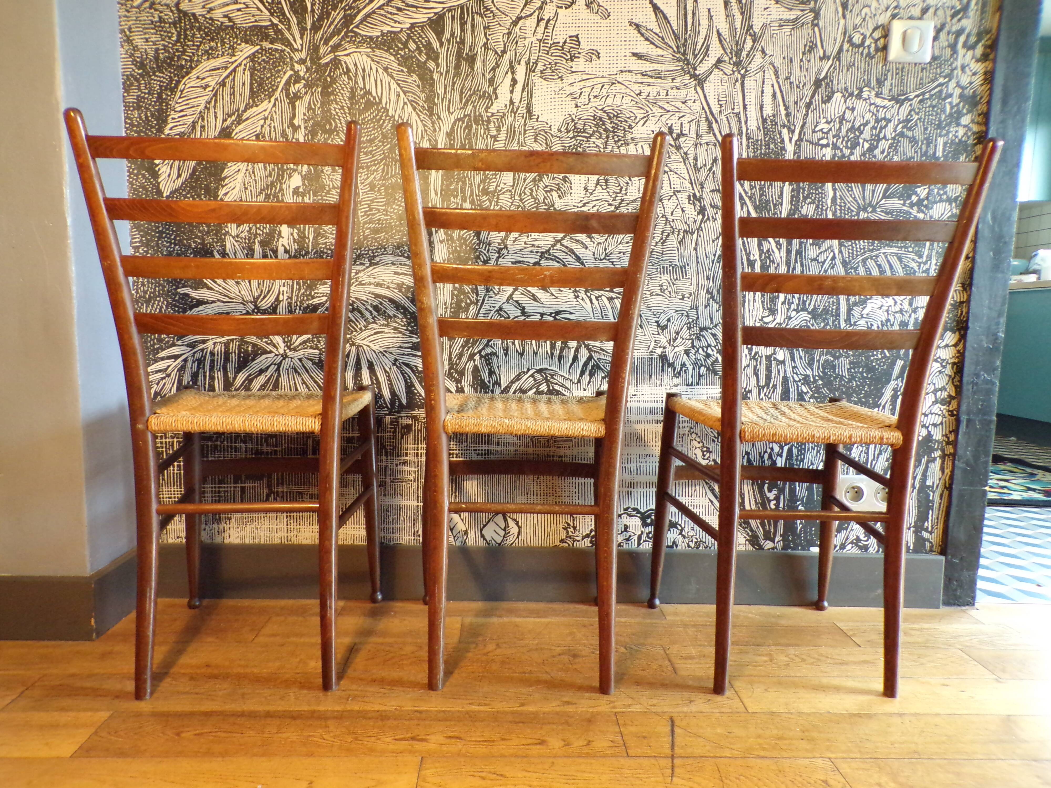 Set of 3 Otto Gerdau chairs
