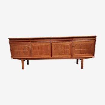 Enfilade scandinave en teck Nordas Bruk Norvège 1960s