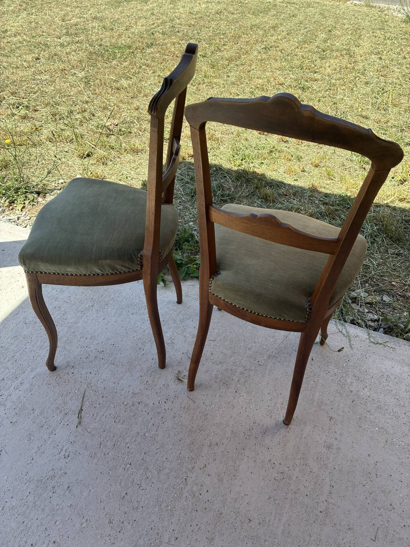 Pair of Louis XV style chairs