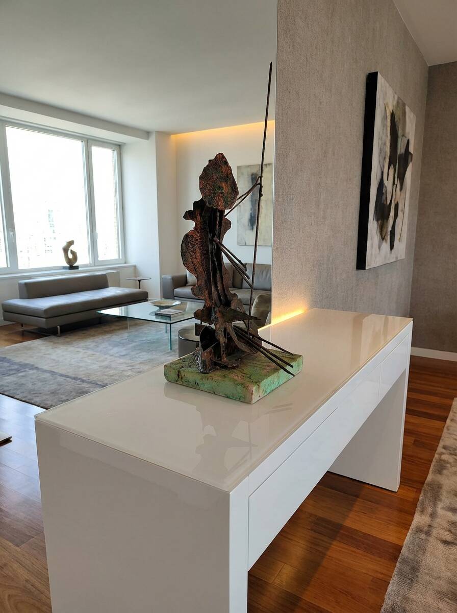 Scultura Brutalista "Don Chisciotte" in Rame – Un’Icona di Design Mid-Centu