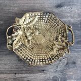 Antique brass bowl in the Nancy School style