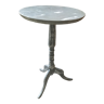 Shabby style wooden pedestal table