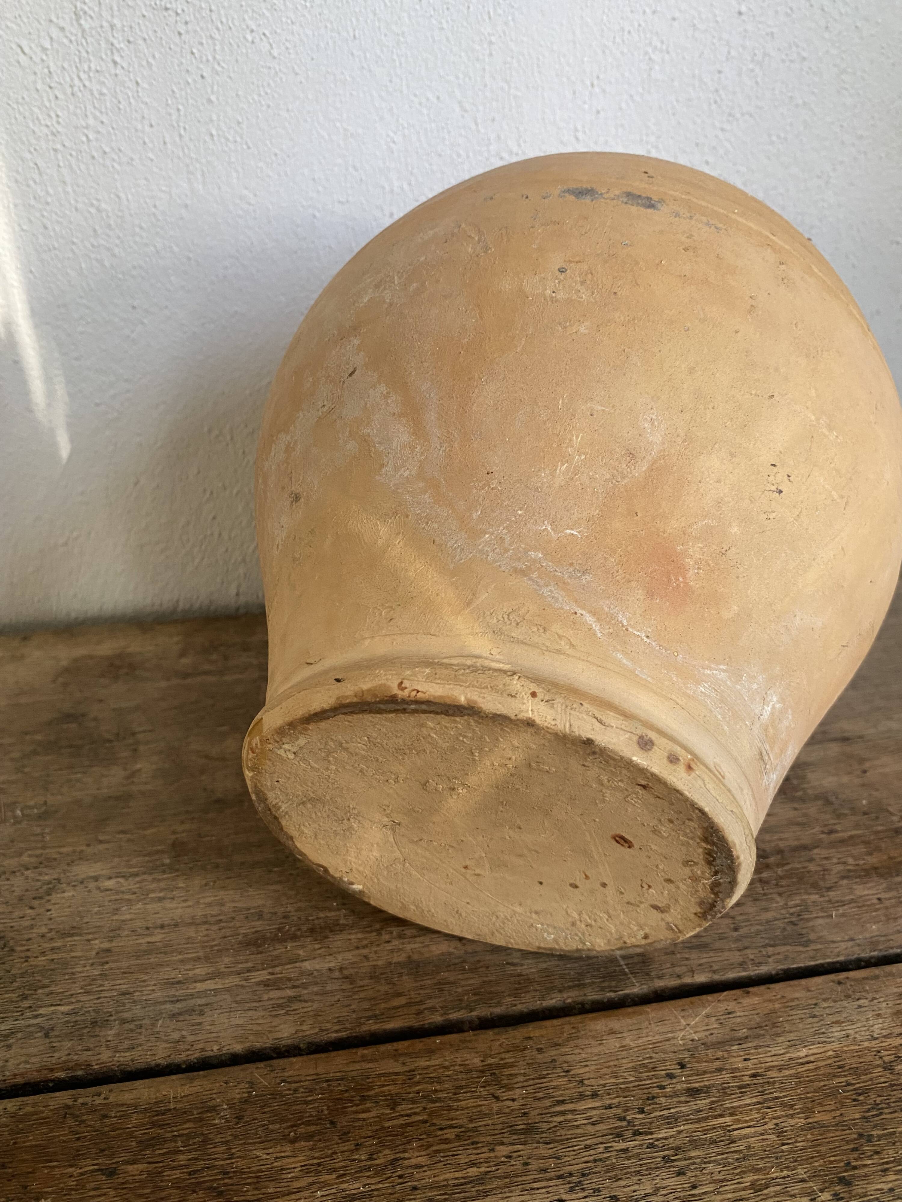 Jarre terre cuite vernissée