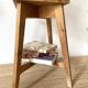 Wooden stool or plant door