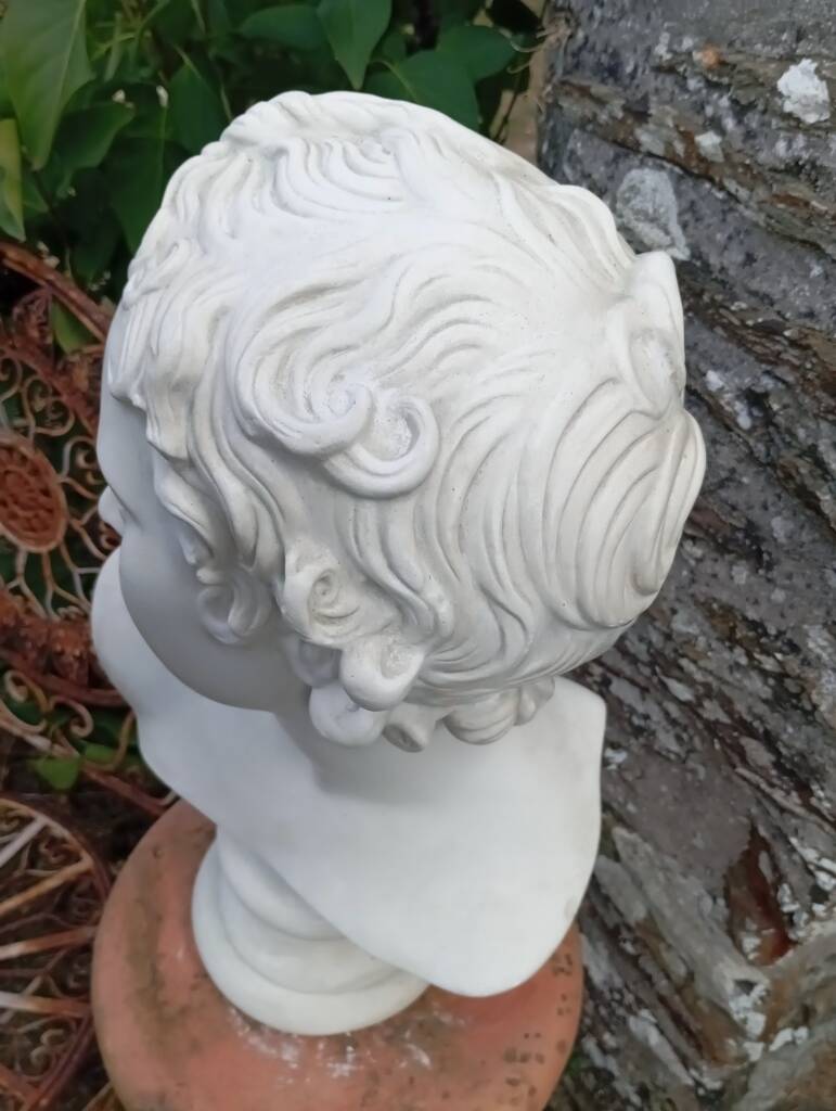 Bust of Eros, cast from the Louvre early 20th century.