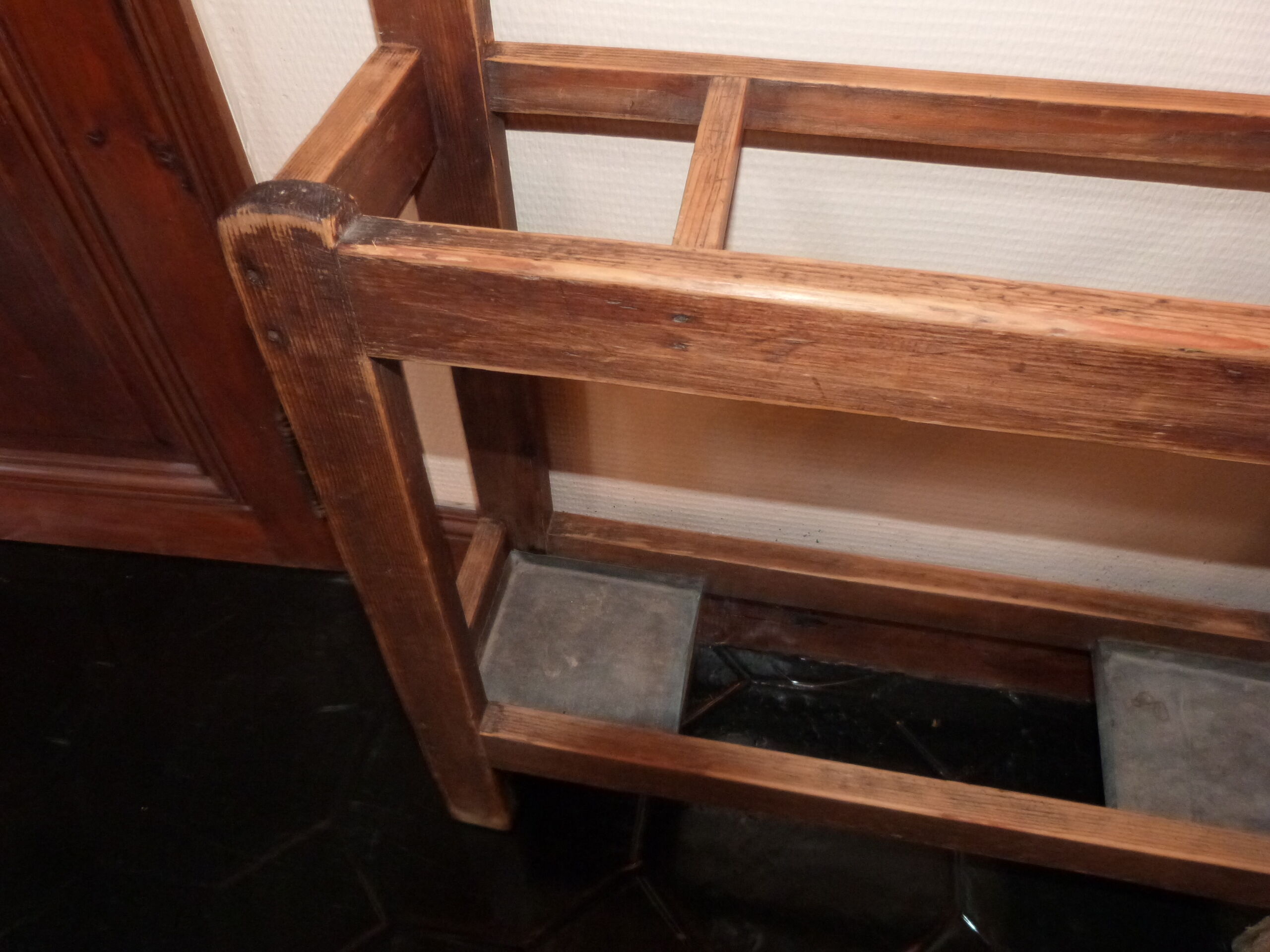 Old wooden coatrack