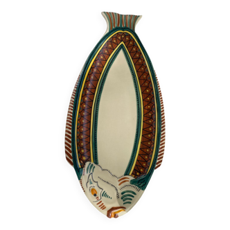 Oval fish dish Quimper