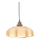 Suspension abat jour corole verre orangé dentelle dpc 082320