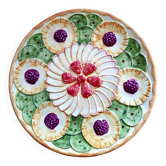Large Barbotine pie plate