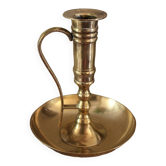 Cellar Rat candle holder brass high binet rings