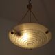 French Vintage Art Deco Style Hanging Ceiling Light – Clichy Glass Shade
