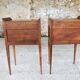 Pair of Italian bedsides, Art deco 50s