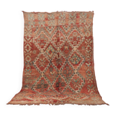 Tapis marocain vintage 187 x 313 cm - Tapis en laine berbère - Tapis fait main bohème