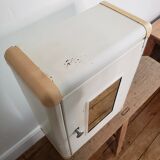 Metal pharmacy cabinet