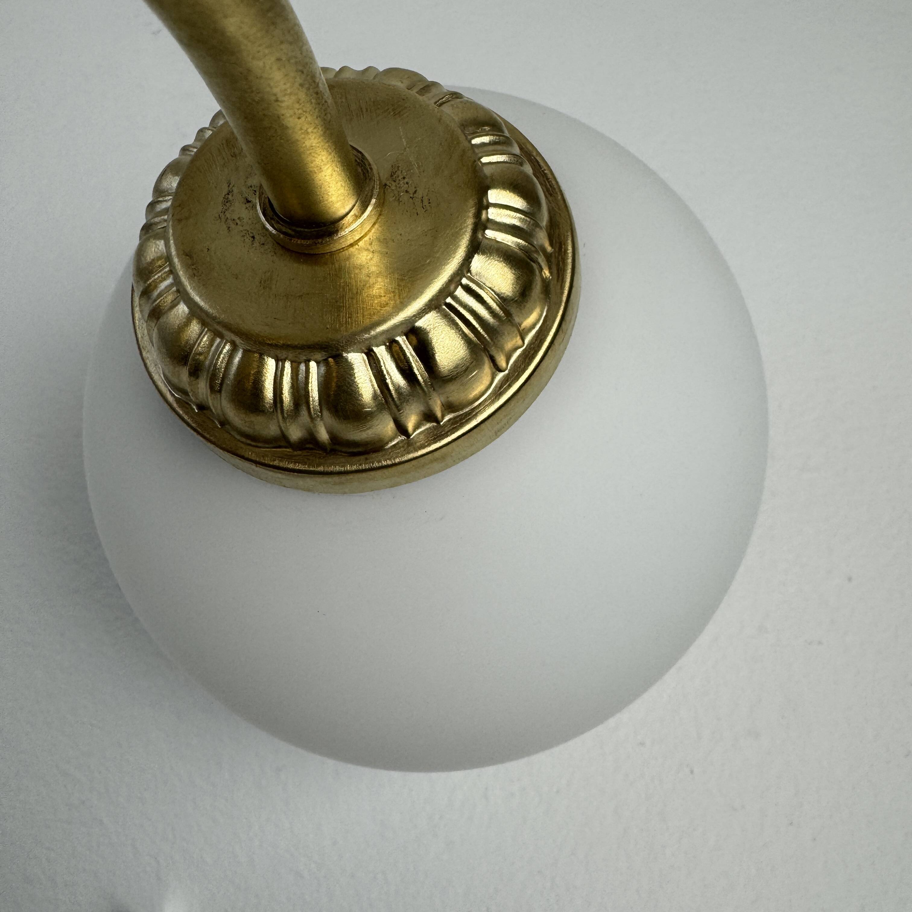 Vintage opaline wall light