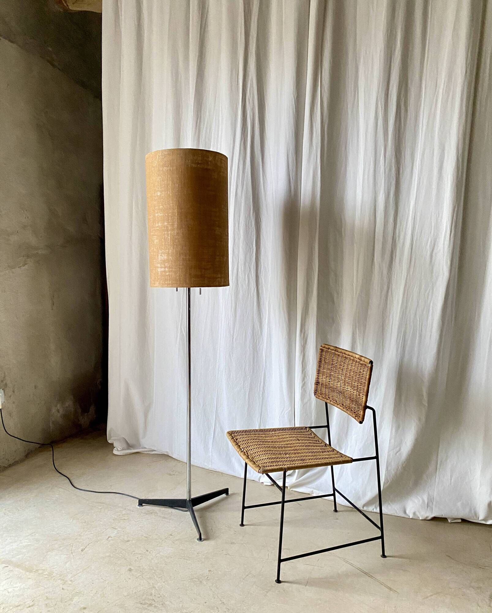 German floor lamp by Staff Leuchten, 1960s.