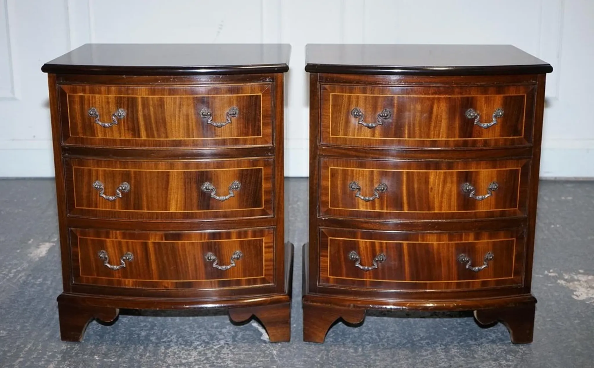 Vintage Bedside Tables, United Kingdom, Set of 2