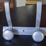 Aluminum wall coat rack