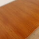 Vintage round dining table | Teak | Extendable | 120–220 cm
