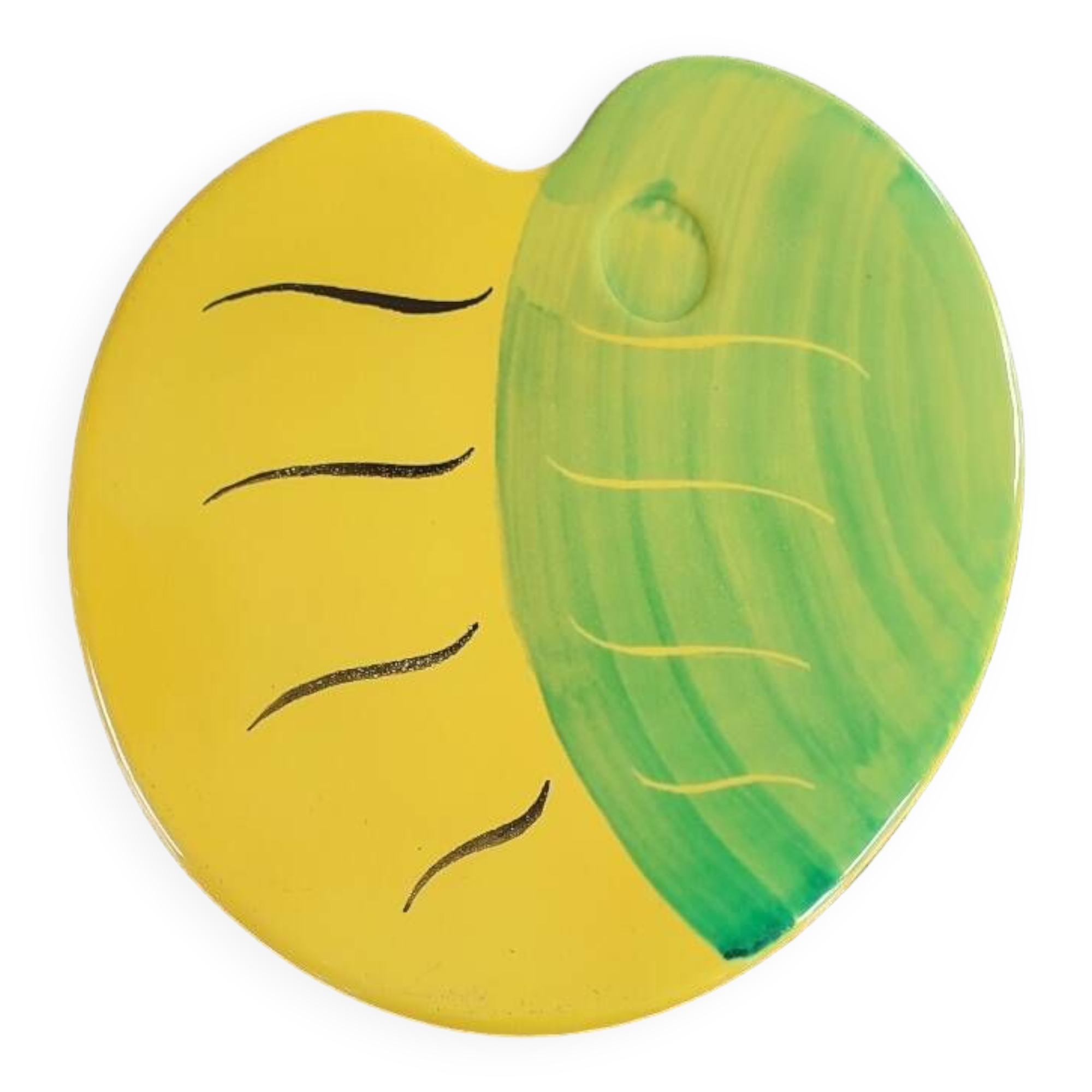 Jamet Paris painter's palette dish