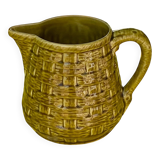 Vintage Digoin Sarreguemines earthenware pitcher - perfect condition