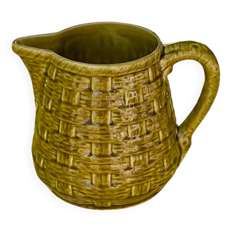 Pichet Vintage en barbotine Digoin Sarreguemines - parfait état