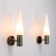 Set of two Hans Agne Jakobsson wall lamps with opal glass shades