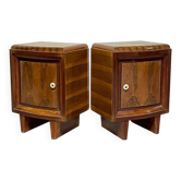 Comodini Art Déco, Italia, anni '30, set di 2
