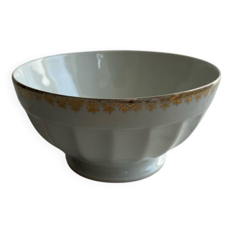 Bowl with gold rim