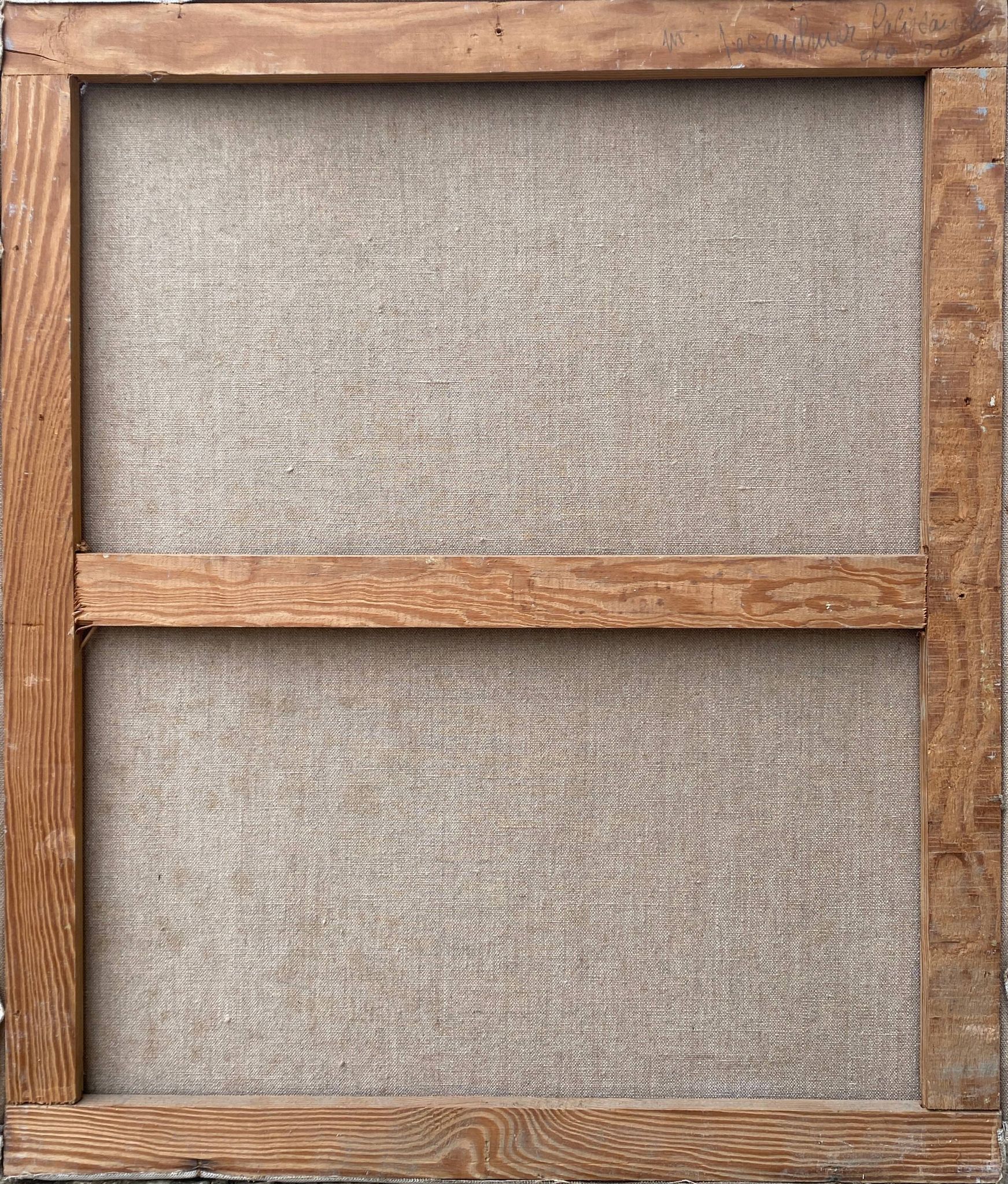 Tableau réalisé à l'huile sur toile enchâssée