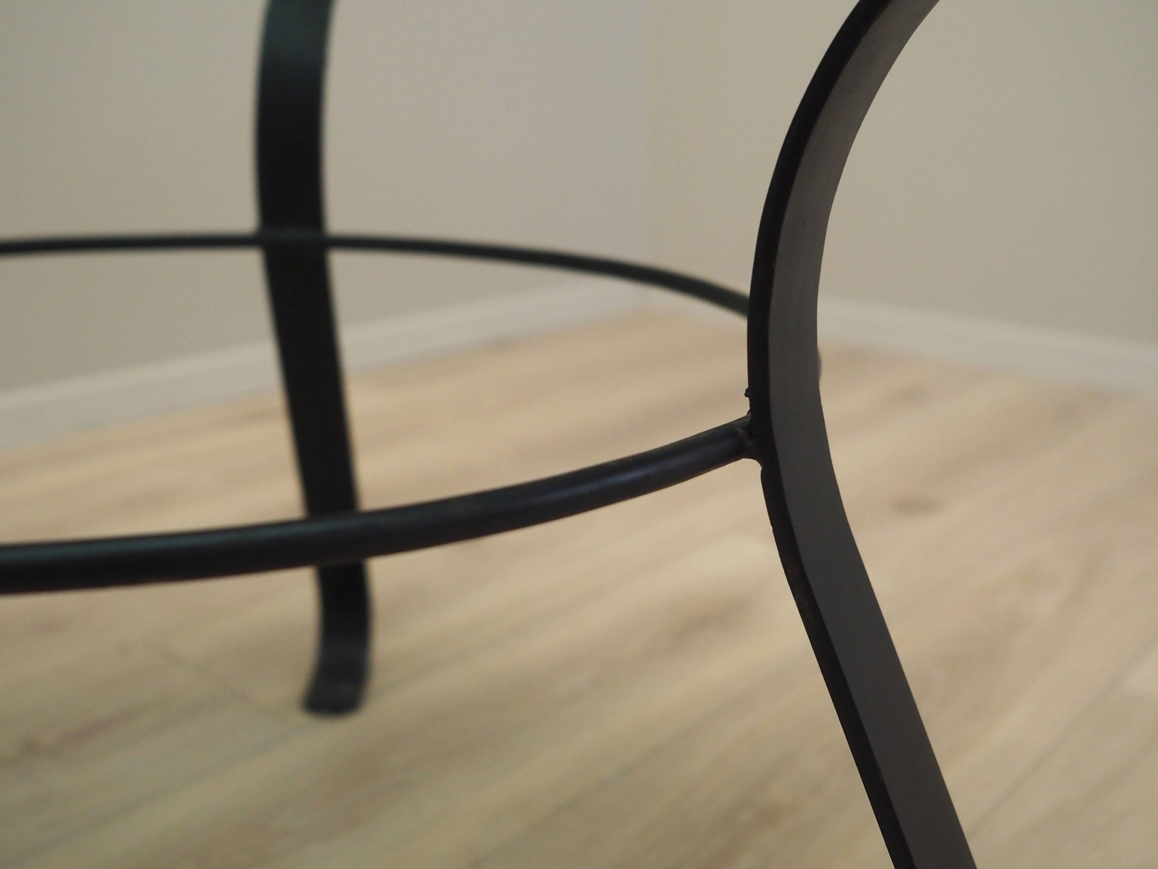 Glass coffee table, Danish design, 1970s, production: Denmark