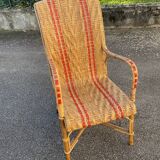 Wicker armchair