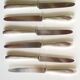 6 Art Deco Dessert Knives