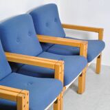 4 Flototto armchairs 1970