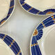 6 Flat plates Vintage france Badonviller