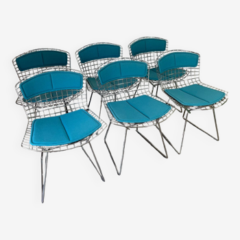 6 N420 Harry Bertoia chairs for Knoll