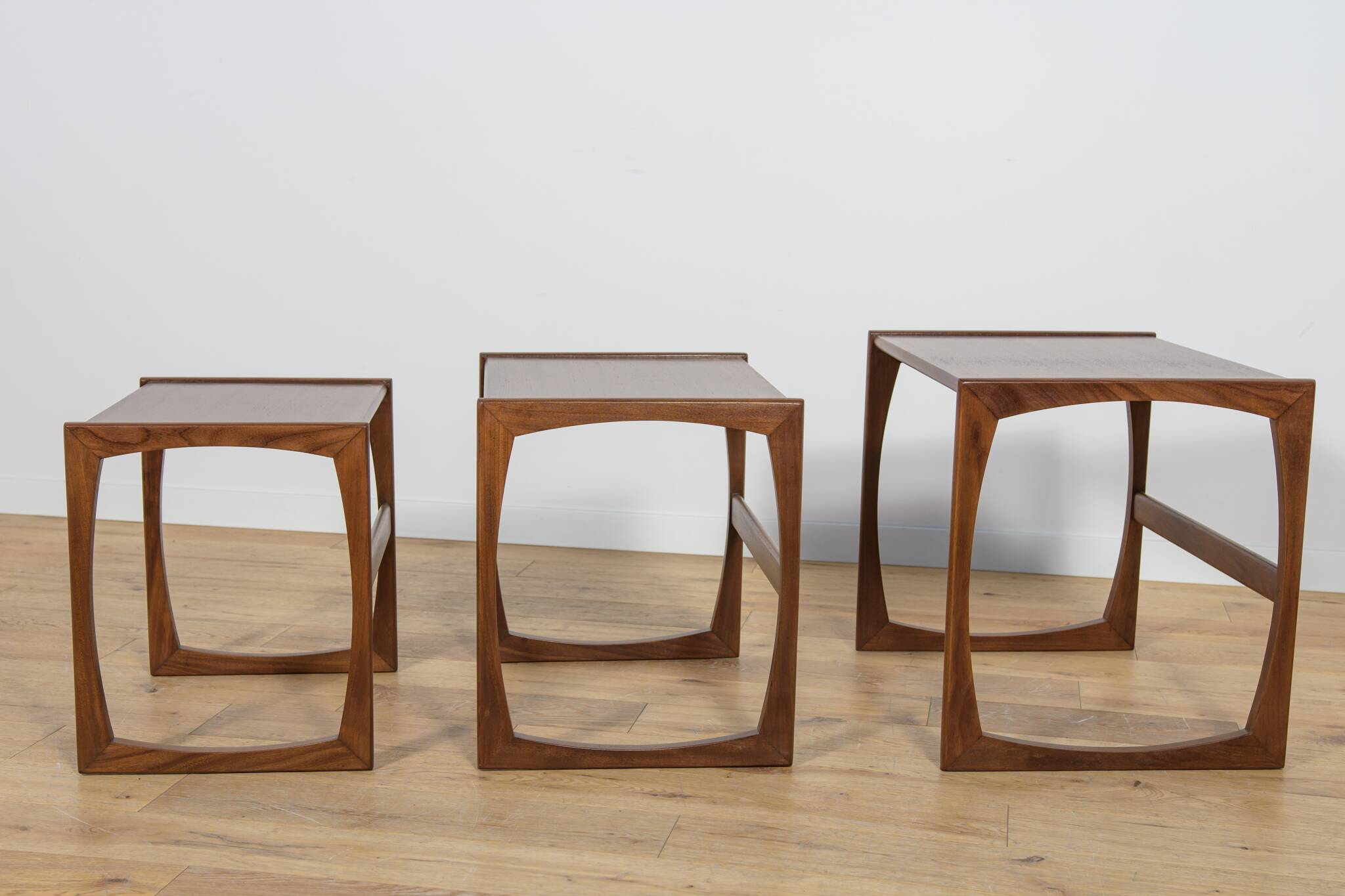 Mid-Century Teak Nesting Tables by R. Benett for G-Plan, United Knigdom, 1970s, Set of 3