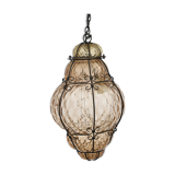 Blown glass lantern