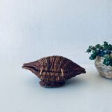 Wicker shell box